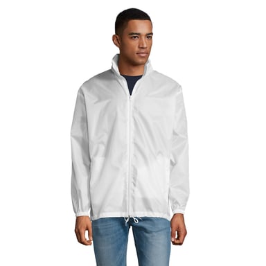 SOLS Unisex Adult Shift Windbreaker (White)