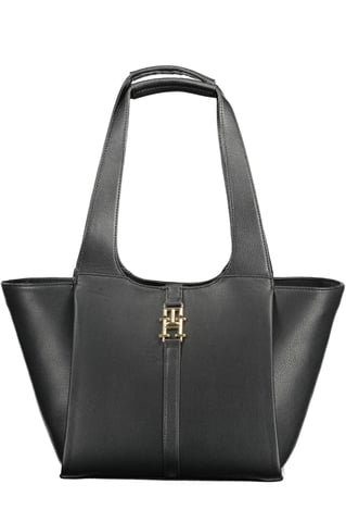 Tommy Hilfiger Women's Black Polyurethane Handbag