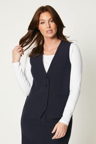 Single Breasted Sleeveless Waistcoat