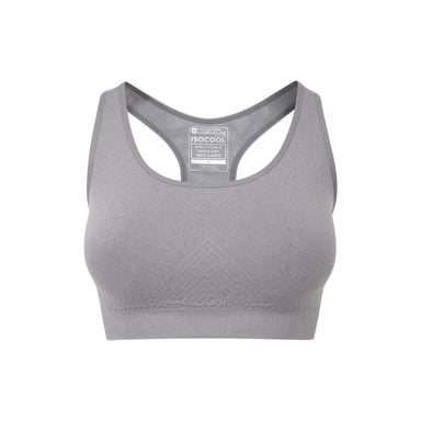 Mountain Warehouse Womens/Ladies Anti-Chafe Seamless Sports Bra (Charcoal)
