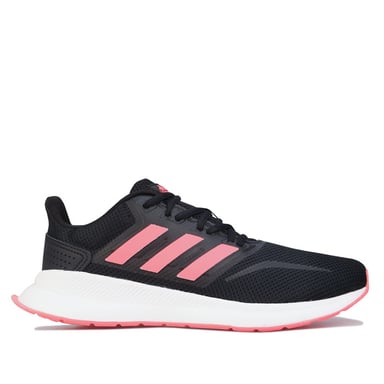 Girl's adidas Childrens Runfalcon Trainers in black pink