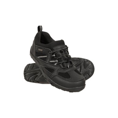 Mountain Warehouse Childrens/Kids Meander Waterproof Walking Shoes (Black)