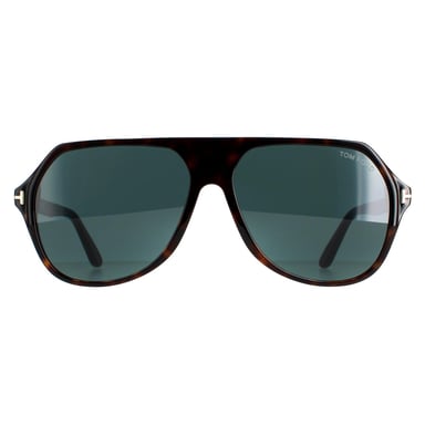 Tom Ford Aviator Mens Dark Havana Blue FT0934 Hayes Sunglasses
