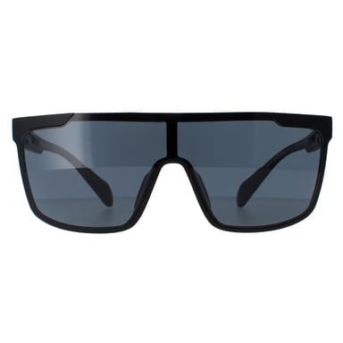Adidas Shield Mens Matte Black Smoke Polarized SP0020