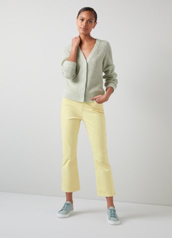 LK Bennett Lydia Trousers, Lemon