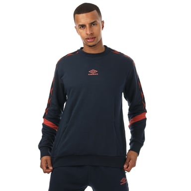Men's Umbro Diamond Taped Sweatshirt in Navy