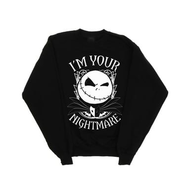 Disney Womens/Ladies Nightmare Before Christmas Nightmare Sweatshirt (Black)