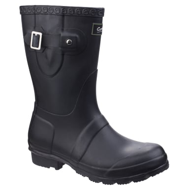 Cotswold Womens/Ladies Windsor Short Waterproof Pull On Wellington Boots (Black)