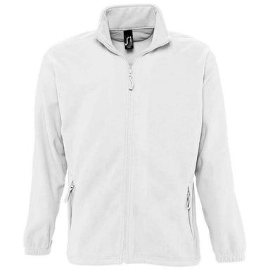 SOLS Unisex Adult North Fleece Jacket (White)