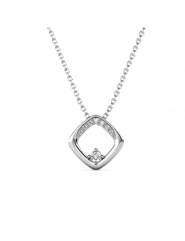 Adelise Pendants - Silver and Crystal