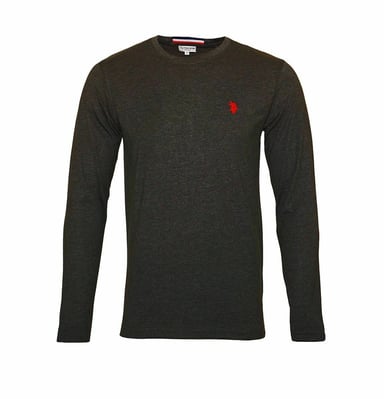 U.S. Polo Assn. LongSleeve Shirt in Dark Grey
