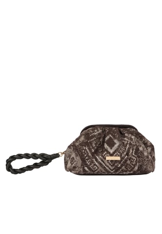 Laura Ashley Black-Silver Pouches Bag