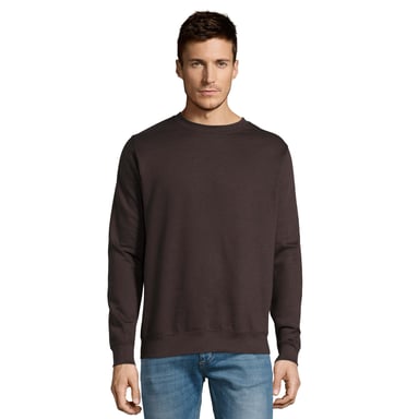SOLS Unisex Adult New Supreme Sweatshirt (Deep Charcoal Grey Solid)