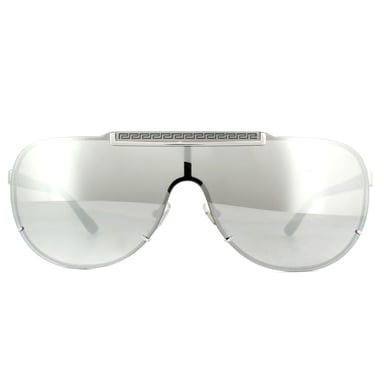 Versace Zonnebril VE2140 10006G Zilver Light Grijs Zilver Mirror