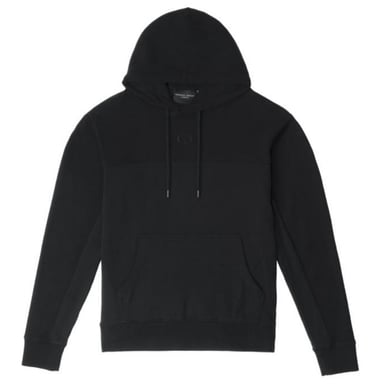 Criminal Damage Reverse Loopback Mens Black Hoodie
