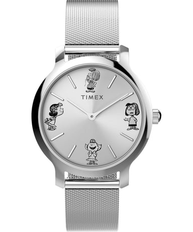 Timex Peanuts Transcend Dames Horloge Zilverkleurig TW2W46000