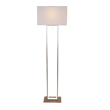 Ulari Warm White LED 150cm Satin Nickel Floor Lamp