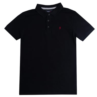 Boy's Farah Junior Bugsworth Polo Shirt in Black