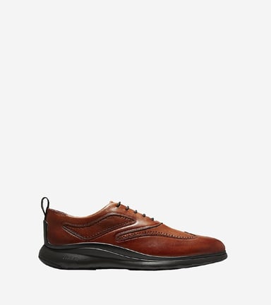 3.ZEROGRAND Wingtip Oxford Lace Up Shoe