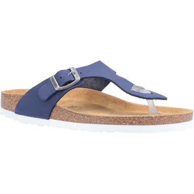 Hush Puppies Womens Kayla Leather Slip On Sandals