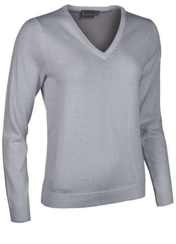 Grey V Neck Jumper