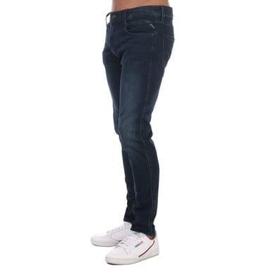 Men's Replay Anbass Slim Fit Stretch Jeans in Denim