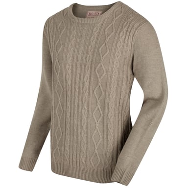 Regatta Mens Koby Mid Weight Cable Knit Sweater