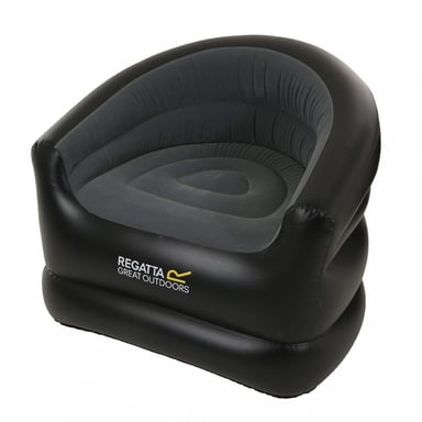 Regatta Viento Inflatable Chair (Black/Ebony)