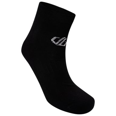 Dare 2B Unisex Adult Essentials Ankle Socks (Pack of 2) (Black)