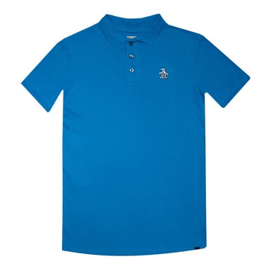 Boy's Original Penguin Infant Raised Tipped Polo Shirt in Dark Blue