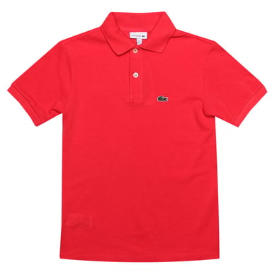 Boy's Lacoste Junior Polo Shirt in Coral