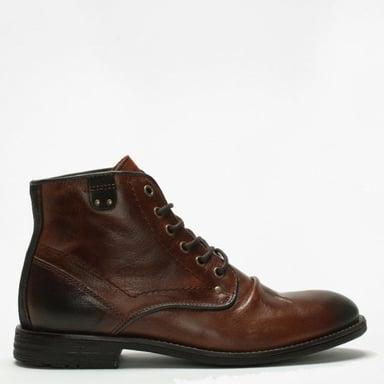 Daniel Prentis Leather Ankle Boots