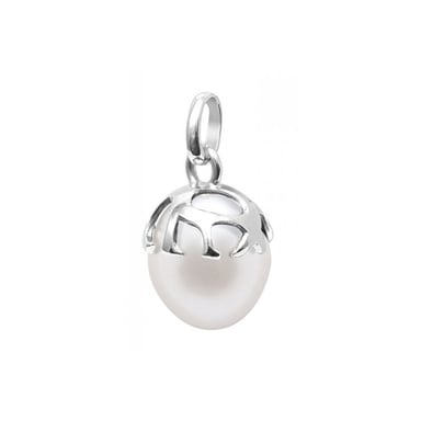 White Freshwater Pearl, Pendant and Sterling Silver 925/1000