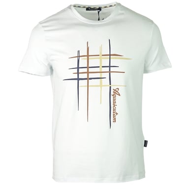 Aquascutum Crew Neck White T-Shirt