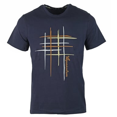 Aquascutum Crew Neck Navy T-Shirt