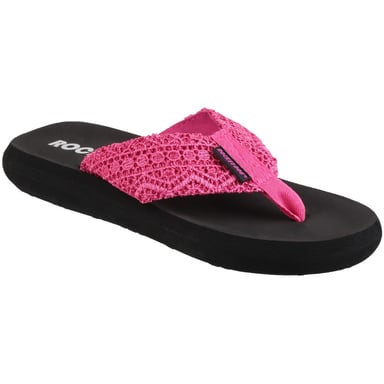 Rocket Dog Womens/Ladies Spotlight Slip on Textile Flip Flop Sandals