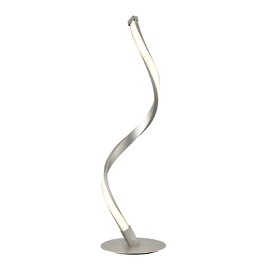 Veiko Warm White LED 45cm Satin Chrome Table Lamp