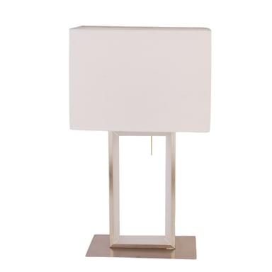 Ulari Warm White LED 43.5cm Satin Nickel Table Lamp