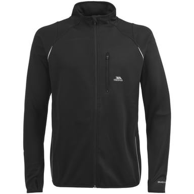 Trespass Mens Whiten Wicking Reflective Detail Running Jacket