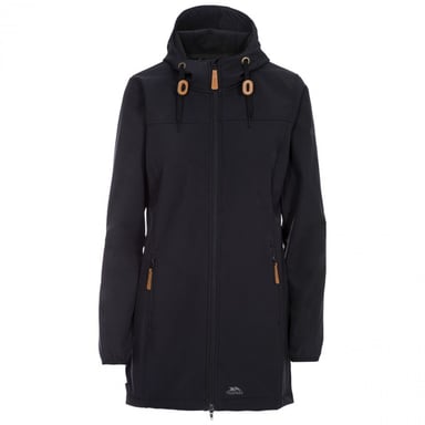Trespass Womens Kristy Hooded Long Length Softshell Coat