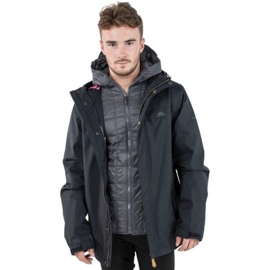 Trespass Mens Enthusiasts TP75 Tres-Tex Padded 3 in 1 Jacket
