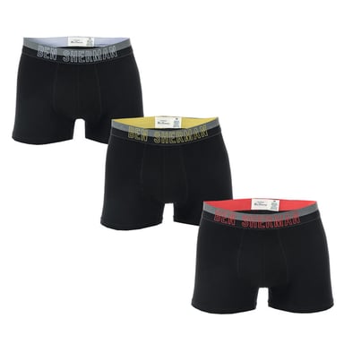 Men's Ben Sherman Arron 3 Pack Boxer Shorts in Black