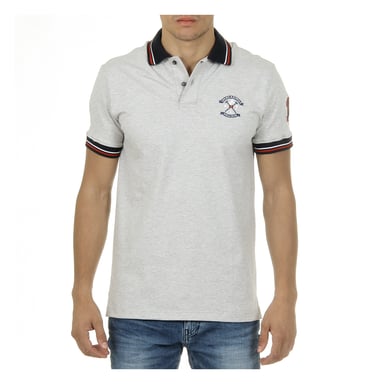 Ufford & Suffolk Polo Club Mens Polo korte mouwen Gray Pako