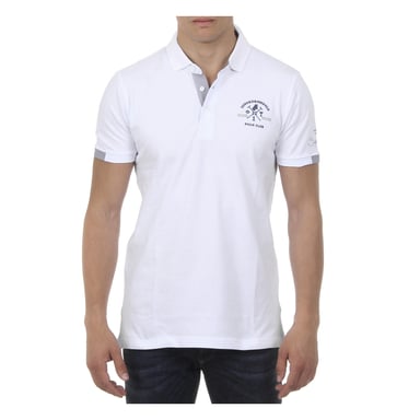 Ufford & Suffolk Polo Club Mens Polo Short Mouwen US025 White