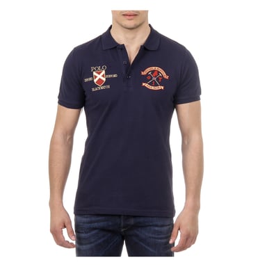 Ufford & Suffolk Polo Club Mens Polo korte mouwen US007 Navy Blue