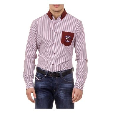 Ufford & Suffolk Polo Club Heren Shirt USC01 A3 Bordeaux