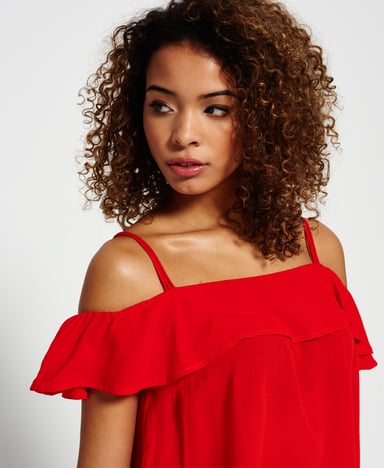 Superdry Peekaboo Palm Cami Top