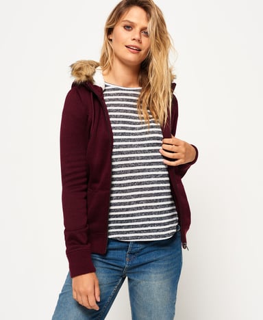 Superdry Storm Faux Fur Ziphood