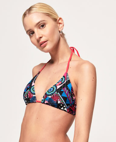 Superdry Aztec Craze Tri Bikini Top