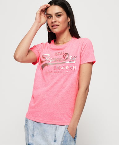 Superdry Vintage Logo Embossed Foil T-Shirt